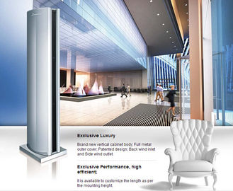 Vertikaler erhitzter Luftschleier der hohen Qualität im Edelstahl für Türen 3.5m hoch