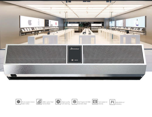 230V Gewerbetürluftvorhang 2000m3/h Luftstrom aus Edelstahl