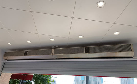 Stainless Steel Air Curtain 2000m³/h 230V for Energy Saving