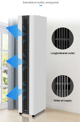 SS304 Vertical Air Curtain for 3-4m Entrances 18m/s Airflow