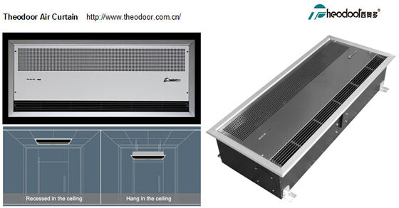 Gefahr für die Erwärmung durch Wärmeluftvorhang mit Lüfterkühlung oder Heizluft