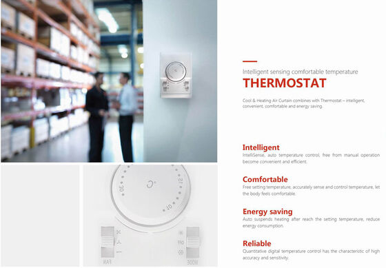 Theodoor 6G Series Heating Air Curtain  Door Barrier Suitable for Restaurants, Hotels ,Store 0.9m-1.8m