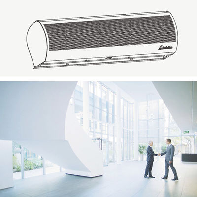 2025 Kompaktes Luftvorhang Vier Jahreszeiten Wind-Serie Luft Tür Frischventilator für Tor Eingang Ausgang 0,9m-2m