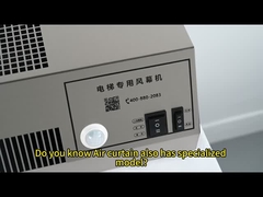 2025 Lüfterkühlung Lift Kompakte Luftvorhang Stahl oder Edelstahl Luftvorhang Lüfterkühlgerät